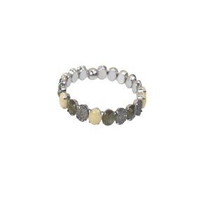 Pronged Setting Cabochon Bangle Bracelet Magnet 92570